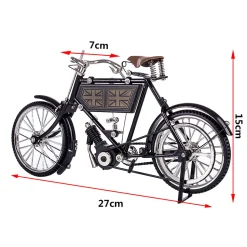 3D Metal Puzzle Retro Nostalgic Road Mountain Bike Model DIY Simulated Decoration Bicycle Model Kit for Adults Kids