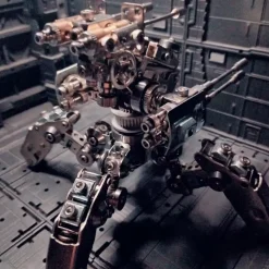 3D Metal Quadruped Mecha Model Kit, Creative Collectible Display