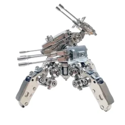 3D Metal Quadruped Mecha Model Kit, Creative Collectible Display