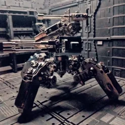 3D Metal Quadruped Mecha Model Kit, Creative Collectible Display