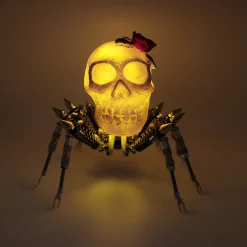 3D Metal Skull Spider Night Light Assembly Model Kit