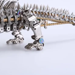 3D Metal Sleeping Crocodile DIY Metal Puzzle Model Kit Mechanical Assembly Crafts 1500+PCS