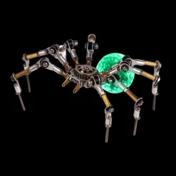 3D Metal Spider Model DIY Kits with 3CM Glowing LED Crystal Ball -270PCS+