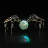 3D Metal Spider Model DIY Kits with 2CM Glowing Crystal Ball -270PCS+