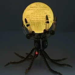 3D Metal Steampunk Galaxy Craft Puzzle Mechanical Octopus with 16 Colors Tap and Remote Control Lamp Model DIY Assembly for Home Decor Creative Gift-1060PCS