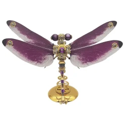 3D Metal Steampunk Insect Assembly Model Kit with Magnetic Display Base