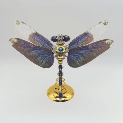 3D Metal Steampunk Insect Assembly Model Kit with Magnetic Display Base