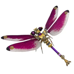 3D Metal Steampunk Insect Assembly Model Kit with Magnetic Display Base