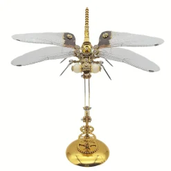 3D Metal Steampunk Insect Assembly Model Kit with Magnetic Display Base