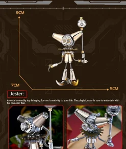 3D Metal Steampunk Mecha Assembly Model Kit Christmas Blind Box