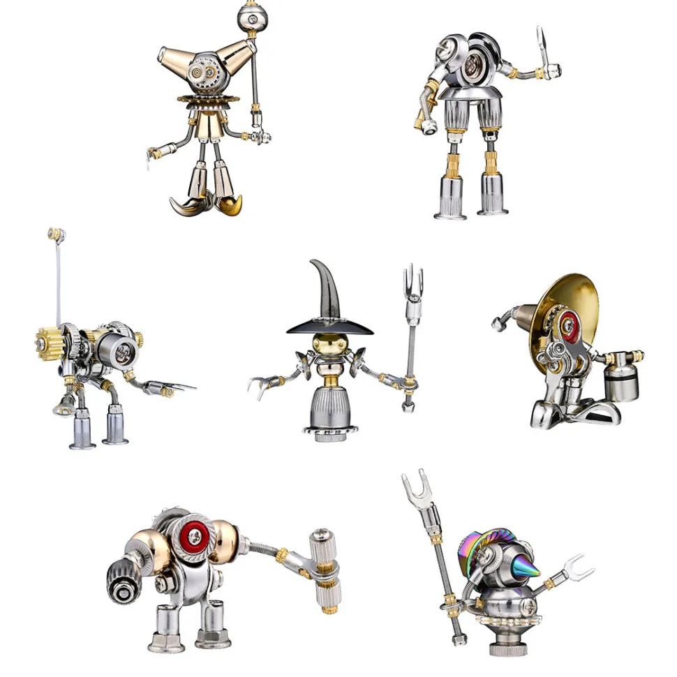 3D Metal Steampunk Mecha Assembly Model Kit Christmas Blind Box