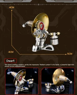 3D Metal Steampunk Mecha Assembly Model Kit Christmas Blind Box
