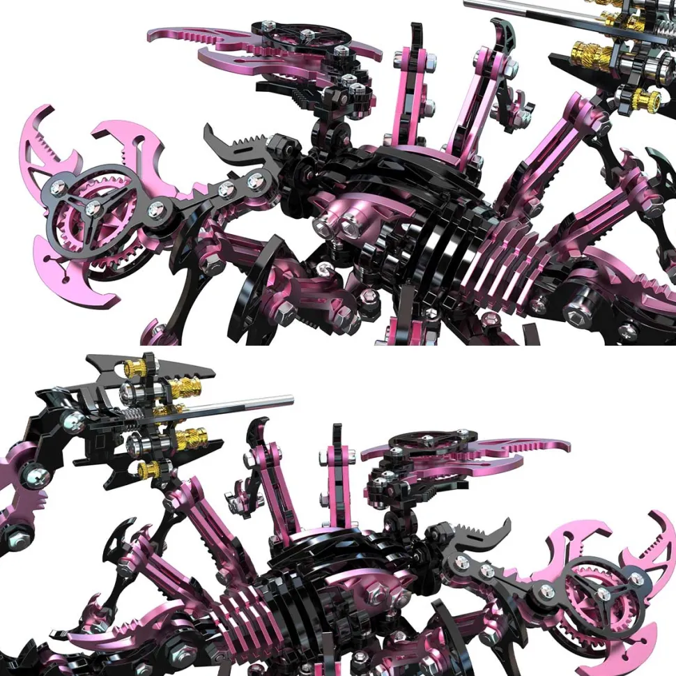 3D Metal Steampunk Mechanical Scorpion Model Kit