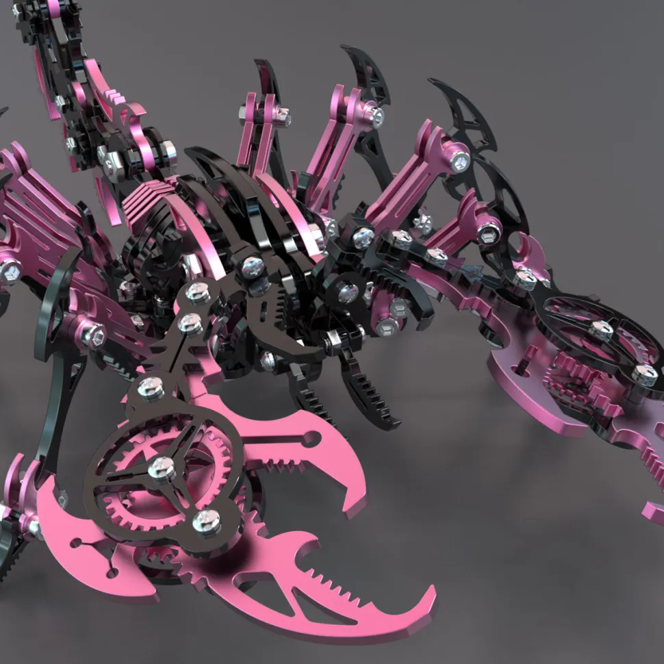 3D Metal Steampunk Mechanical Scorpion Model Kit
