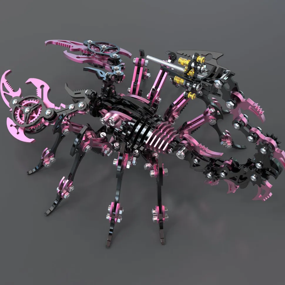 3D Metal Steampunk Mechanical Scorpion Model Kit