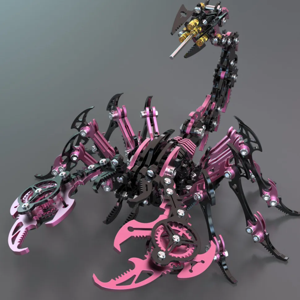 3D Metal Steampunk Mechanical Scorpion Model Kit