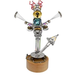 3D Metal Steampunk Seahorse Music Box Assembly Model Kit