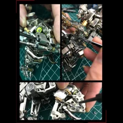 3D Metal Tiger Kit Assembly Smilodon Model Saber-toothed Tiger - 650PCS+