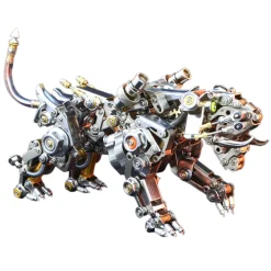 3D Metal Tiger Kit Assembly Smilodon Model Saber-toothed Tiger - 650PCS+