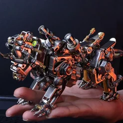 3D Metal Tiger Kit Assembly Smilodon Model Saber-toothed Tiger - 650PCS+