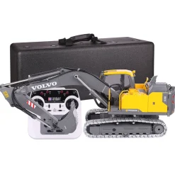 DOUBLE E 1:14 2.4G RC Excavator Metal Engineering Remote Control Construction Vehicle - Electric Cylinder Version RTR