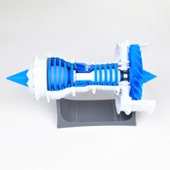 3D Printed Aero Engine Model Jet Engine Model Turbofan STEM Model