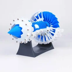 3D Printed Aero Engine Turbofan Engine Model DIY Stem Engine Toy - Static Version