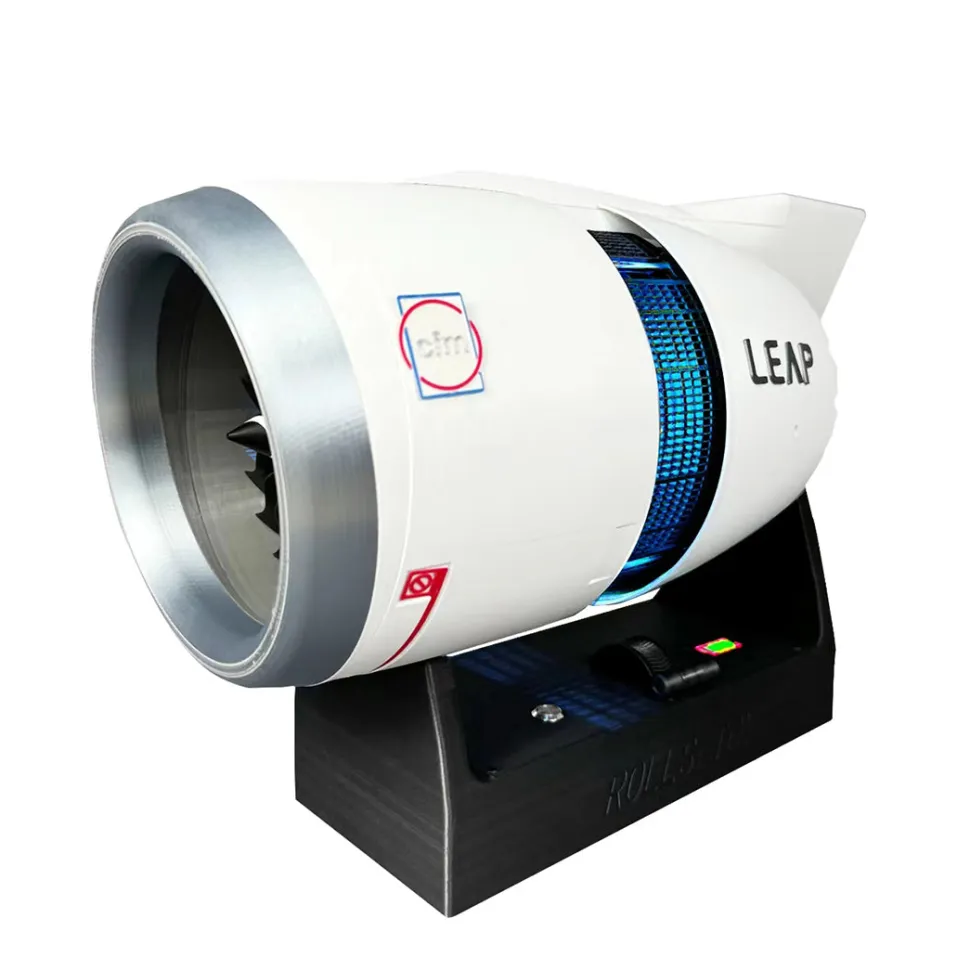 3D Printed Functional Nacelle Thrust Reverser Turbofan Engine Model-Build Your Own Turbofan Engine that Works