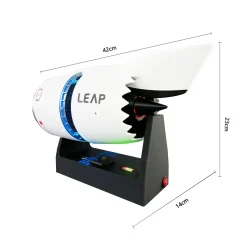3D Printed Functional Nacelle Thrust Reverser Turbofan Engine Model-Build Your Own Turbofan Engine that Works