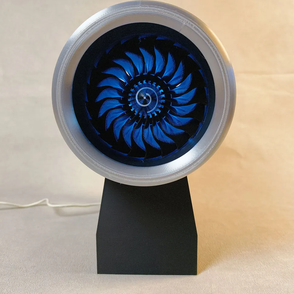 3D Printed TR900 Turbofan Engine Model that Works-Functional Rotating Aircraft Engine