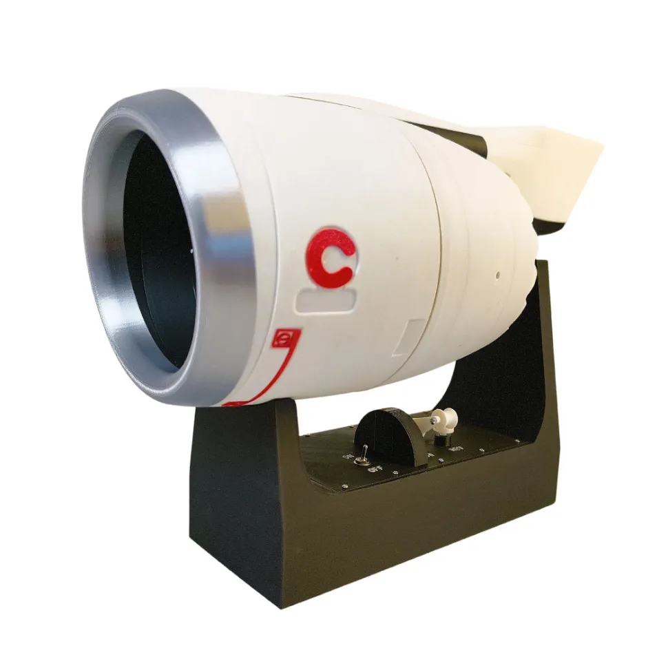3D Printed TR900 Turbofan Engine Model that Works-Functional Rotating Aircraft Engine