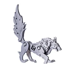 3D Puzzle DIY Model Kit Detachable Jigsaw Wild Wolf Metal Games