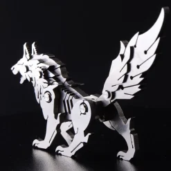 3D Puzzle DIY Model Kit Detachable Jigsaw Wild Wolf Metal Games