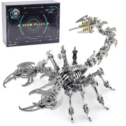 3D Puzzle DIY Model Kit Detachable Jigsaw Scorpion Metal Games