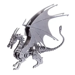 3D Puzzle DIY Model Kit Dragon Metal Games Creative Gift