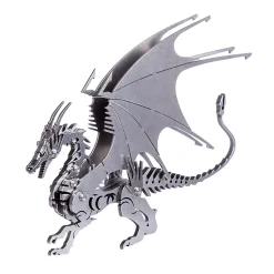 3D Puzzle DIY Model Kit Dragon Metal Games Creative Gift