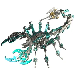 3D Puzzle DIY Model Kit Jigsaw Metal Scorpion King Mechanical Assembly Crafts-200PCS+