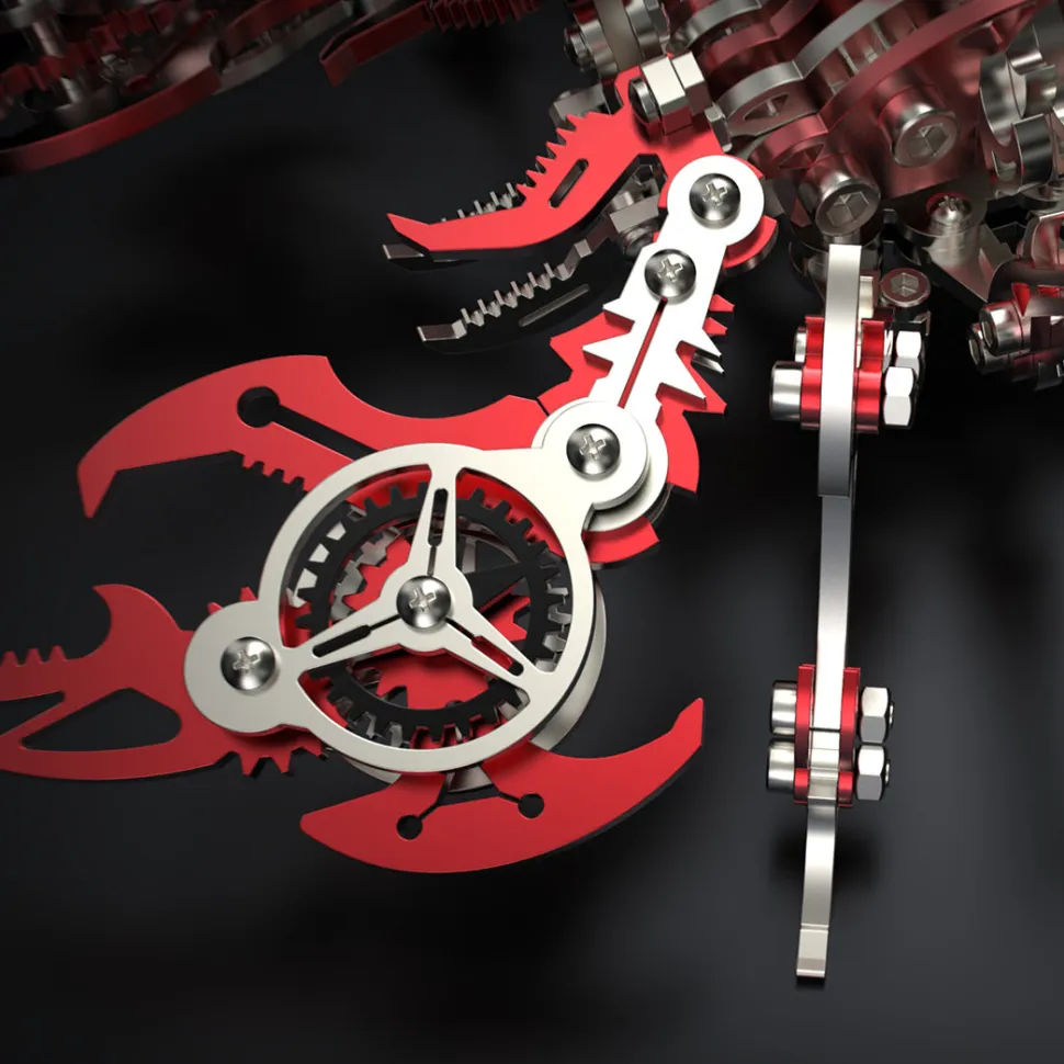 3D Puzzle DIY Model Kit Jigsaw Metal Scorpion King Mechanical Assembly Crafts-200PCS+