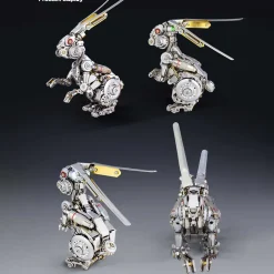 3D Puzzle DIY Model Kit Jigsaw Metal Punk Mechanical Rabbit Model Mechanical Assembly Crafts-500PCS