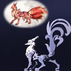 3D Puzzle DIY Model Kit Nine-tailed Fox - Make Your Own Advent Calendar - Creative Gift