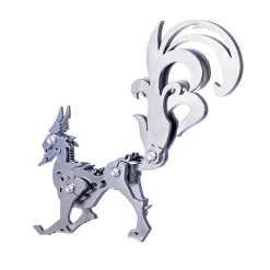 3D Puzzle DIY Model Kit Nine-tailed Fox - Make Your Own Advent Calendar - Creative Gift