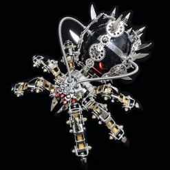 3D Puzzle DIY Model Kit Spider with Bluetooth Speaker Metal Games Creative Gift