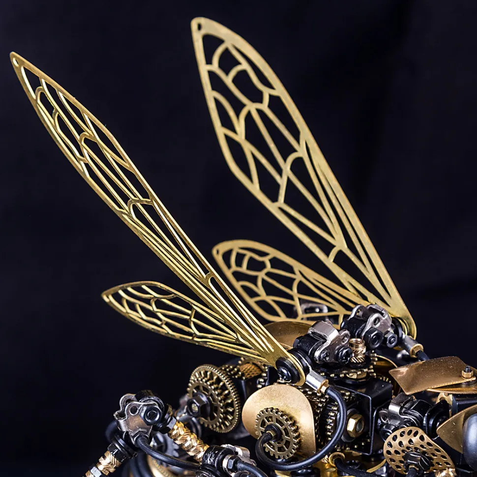 3D Puzzle DIY Model Kit Steampunk Wasp Metal Games Creative Gift