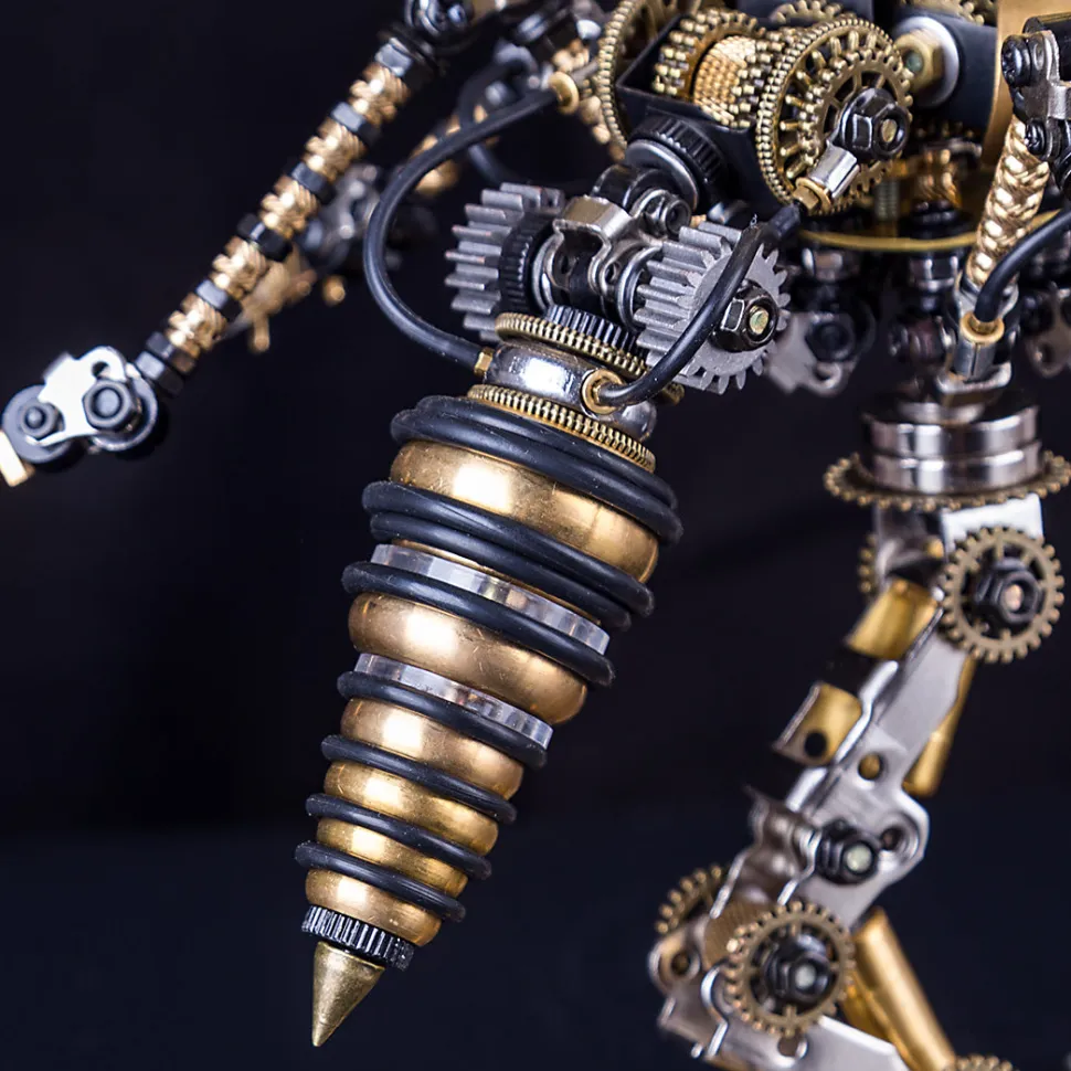 3D Puzzle DIY Model Kit Steampunk Wasp Metal Games Creative Gift