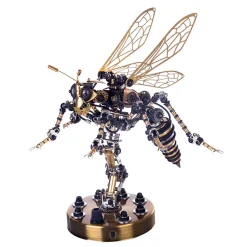 3D Puzzle DIY Model Kit Steampunk Wasp Metal Games Creative Gift