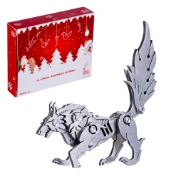 3D Puzzle DIY Model Kit Wolf - Make Your Own Advent Calendar - Creative Gift