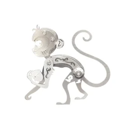 3D Puzzle Model Kit Mechanical Zodiac Monkey Metal Games DIY Assembly Jigsaw Crafts Creative Gift