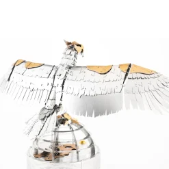 3D Stainless Steel Mechanical Eagle DIY Assembly Model Kit, Desktop for Adults and Collectors (247+PCS)