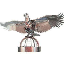 3D Stainless Steel Mechanical Eagle DIY Assembly Model Kit, Desktop for Adults and Collectors (247+PCS)