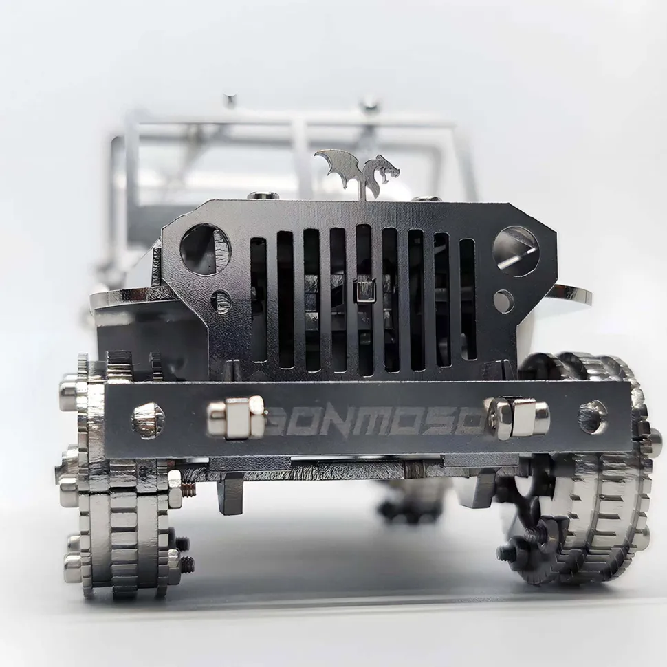3D Steampunk Mechanical Metal Assembly Car Model Kit